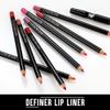 Colorbar Definer Lip Liner - Easy-Glide Contouring Lip Liner Pencil - Matte Finish with Intense Color Payoff - 012 Perfect Maroon - 0.05 oz view 2