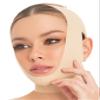 M&D Face Slimming Chin Strap Lipo Compression Garment Mentonera Postquirrgica Facial Beige L view 1