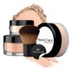 4pc Full Size Kit (Pink Bisque) Mineral Makeup Matte Translucent Loose Foundation + Kabuki Brush + Concealer + Finishing Setting Powder + Bare Face Full Coverage SPF 30 All Skin Types Waterproof view 1