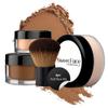 4pc Full Size Kit (Ebony Shade) Mineral Makeup Matte Translucent Loose Foundation + Kabuki Brush + Concealer + Finishing Setting Powder + Bare Face Full Coverage SPF 30 All Skin Types Waterproof view 1