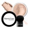 2pc FOUNDATION with KABUKI BRUSH Mineral Makeup (LIGHT) Matte Loose Powder Bare Face Cosmetics Full Coverage Long Lasting All Skin Types SPF 18 view 1