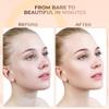 2pc FOUNDATION with KABUKI BRUSH Mineral Makeup (LIGHT) Matte Loose Powder Bare Face Cosmetics Full Coverage Long Lasting All Skin Types SPF 18 view 4