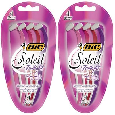 Bic Soleil Women Sensitive Skin, Twilight - 4 ct - 2 pk