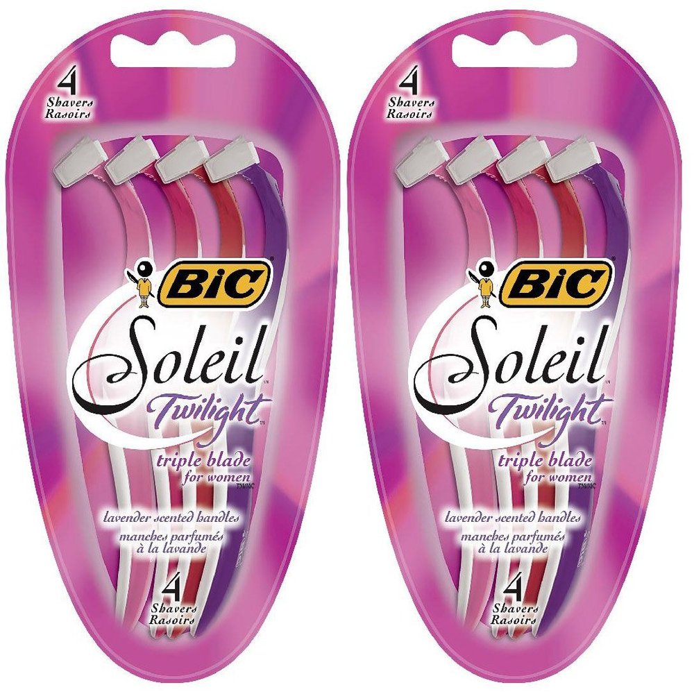 Bic Soleil Women Sensitive Skin, Twilight - 4 ct - 2 pk