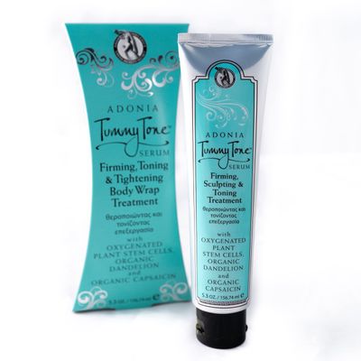 Adonia Organic TummyTone  Firming Body Serum for Belly & Waist  Reduces Stretch Marks, Tightens Sagging Skin & Smooths Love Handles