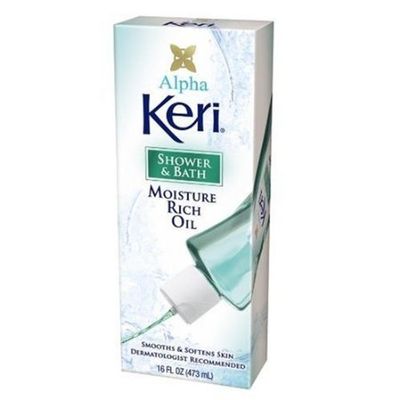 Alpha Keri Shower & Bath Oil - Moisture Rich Body Oil 16 Ounces