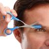 Eyebrow Scissors with Non Slip Finger Grips, Multi view 1