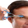 Eyebrow Scissors with Non Slip Finger Grips, Multi view 2