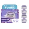 Gillette Venus ComfortGlide Freesia Women's Razor Refills, 4 Refills view 1