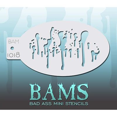 Bad Ass Drips Mini Stencil BAM1018