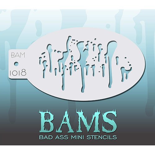 Bad Ass Drips Mini Stencil BAM1018