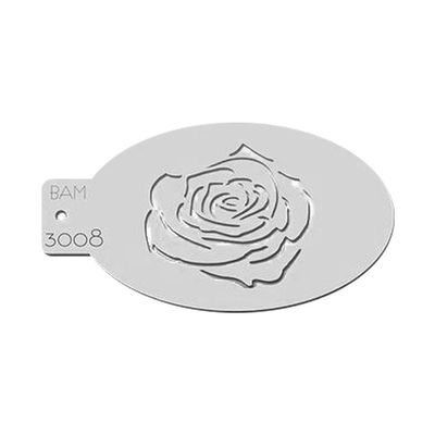Bad Ass Rose Outline Mini Stencil BAM3008