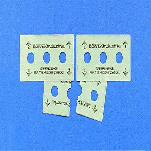 Breakable Double Edge Carbon Steel Blades, 100/BX