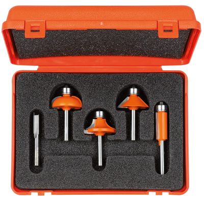YUAKUOD CMT Orange Tools 700,005.03-astuccio of 5 Straight Blades and Strawberry Perf. S 6 HW DX