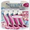 Gillette Simply Venus 3 Blade Disposable Razors 4 Each (Pack of 9) view 1