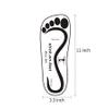 Economy 25 Pairs(50feet) Black Spray Tan Stick on Feet Disposable Spa Sole Protector Foot for Sunless Tanning view 2