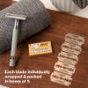 BIC Chrome Platinum, Double Edge Safety Razor, Disposable Single Blades, Stainless Steel, Pack of 10 view 2
