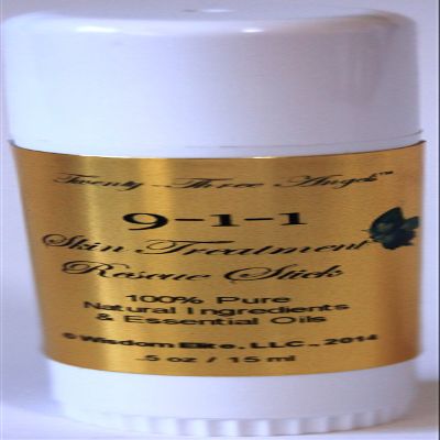 9-1-1 Skin Treatment Rescue Stick (Organic) Half Ounce