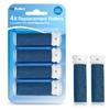 4 x Scholl Express Pedi Compatible Refill Extra Coarse Replacement Rollers view 1