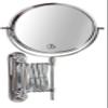Deco Brothers Wall Mount Extendable Mirror, 8 Inch Double Side with 7X Magnification, Chrome view 2