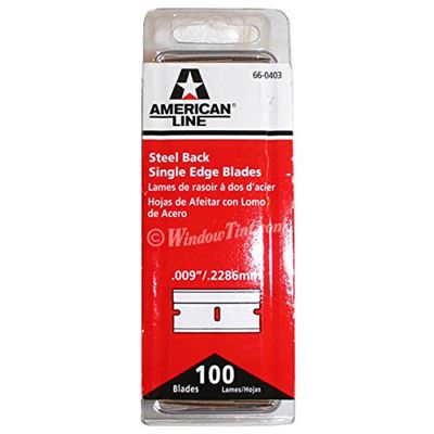 Single Edge Razor Blades, 100 Pack