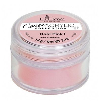 EzFlow Cover Acrylic Powder - Cool Pink I - 14g / 0.5oz