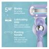 Gillette Venus Deluxe Smooth Swirl Women's Razor Handle + 2 Blade Refills view 3