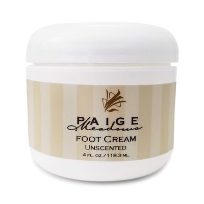 Paige Meadows 4 oz Unscented Foot Cream