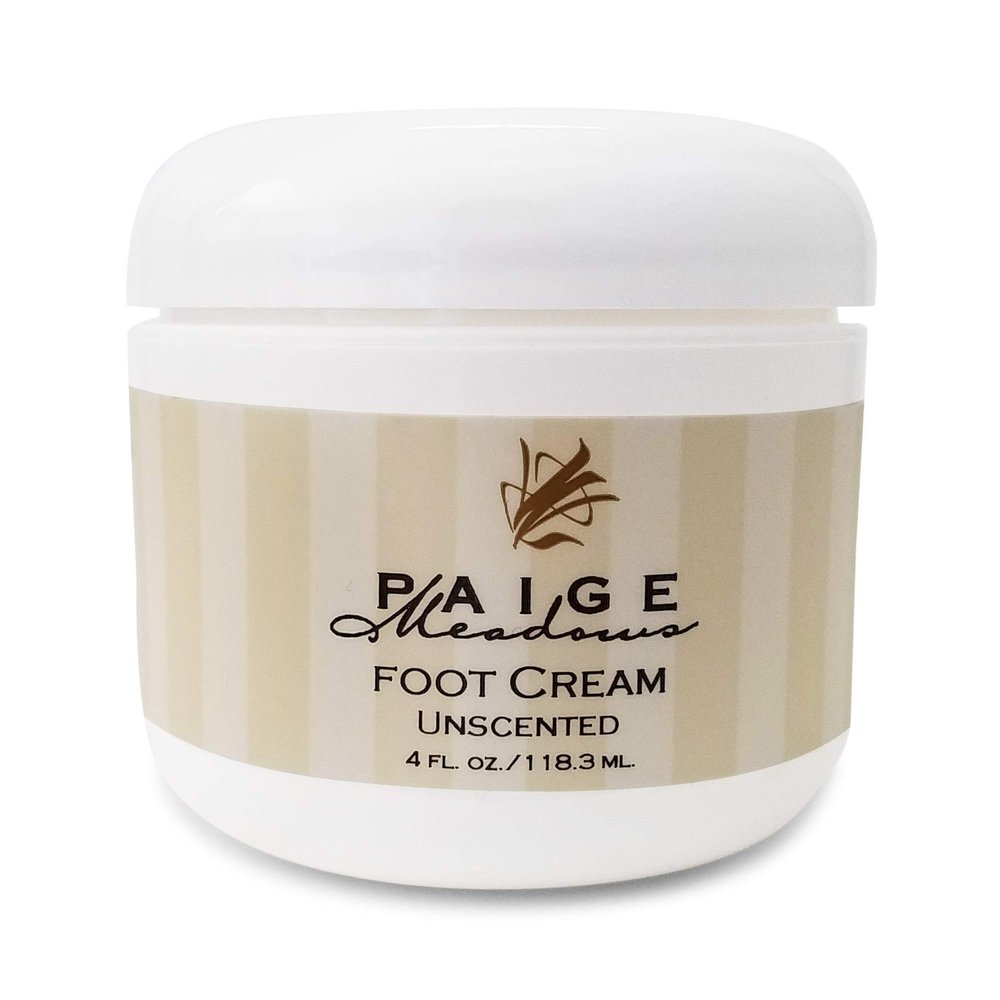 Paige Meadows 4 oz Unscented Foot Cream