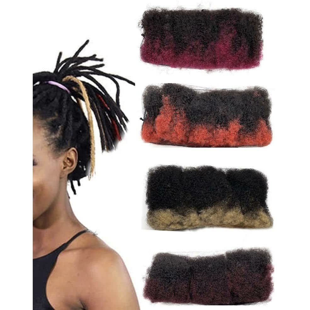 100% Human Hair Afro Twist 12" 16" Inch Length Braiding Extensions (BUY ONE, GET ONE FREE!) (16 INCH, T1B/30)