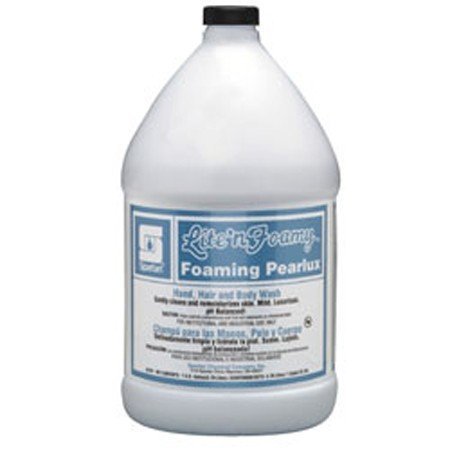Spartan Lite'n Foamy Foaming Pearlux Hand/Hair/Body Cleanser, Gallons,4 Per Case