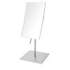 JERDON Rectangular Tabletop Makeup Mirror - 3X Magnification with Nickel Finish - 5-inch by 8-inch Vanity Mirror  Pivot Adjustment - Model JP358N view 1