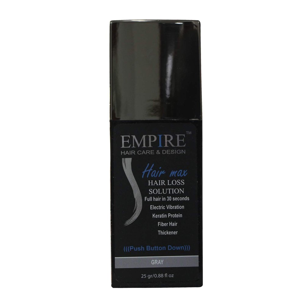 Empire Hair Max Keratin Loss Concealer Thickening Fibers Builder 0.88oz / 25gr (Gray)