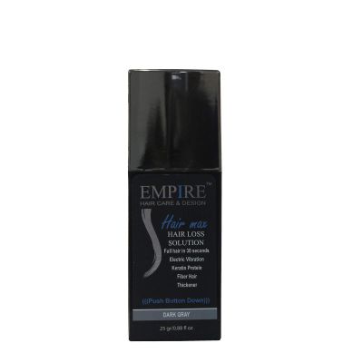 Empire Hair Max Keratin Loss Concealer Thickening Fibers Builder 0.88oz / 25gr (Dark Gray)