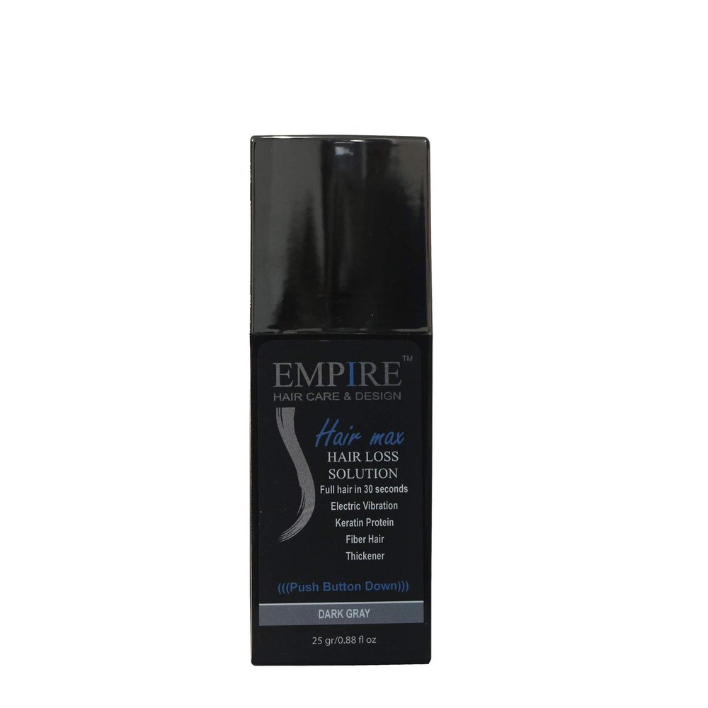 Empire Hair Max Keratin Loss Concealer Thickening Fibers Builder 0.88oz / 25gr (Dark Gray)