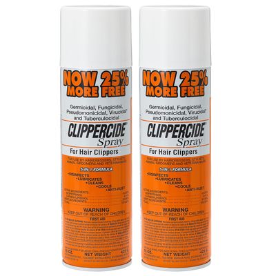 Clippercide Disinfectant Spray 15 Ounce Size (354ml) (2 Pack)