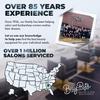 Buy-Rite Miami Double-Sided Salon Styling Station for 2 Stylists  Dual 30"x36" Mirrors, Utility Drawers, Storage Cabinets with Adjustable Shelves, Customizable Appliance Holders, BR-MIAMIDOUBLE view 3