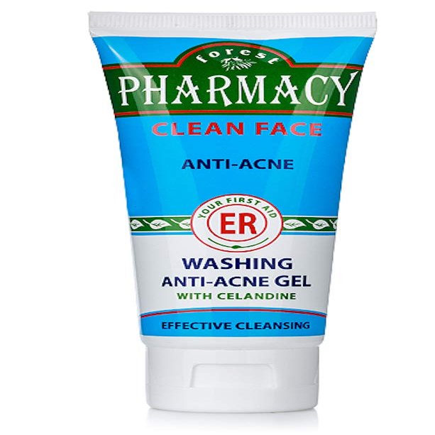 Forest Pharmacy Anti Acne Washing Gel with Celandine 100 Ml