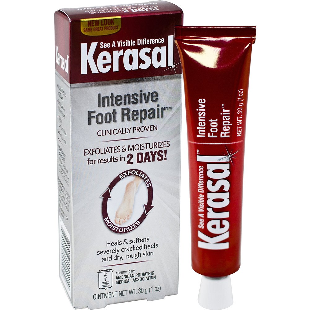 Kerasal Exfoliating Moisturizing Foot Ointment, 30 Gram