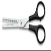 3 Claveles Relax Hairdressing Scissors Sculpting Black 6" view 1