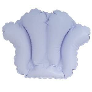 Deluxe Comfort Living Health Products Inf-1582-01 Inflatable Bath Pillow with Suction Cups