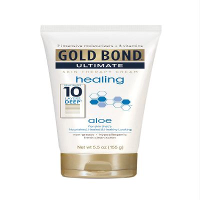 Gold Bond Ultimate Skin Therapy Cream, Healing, Aloe, 5.5 Ounce (Pack of 6)