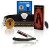 ~Blunt Not Sharp~ Gold Dollar Straight Razor Beginners Kit (Learning Shave Set) view 1