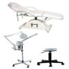 Buy-Rite Gold Facial Spa Package - 2-in-1 Steamer & Mag Lamp, Sheila Facial Bed, Round Stool - Pro Spa Equipment for All Skin Types, BR-GOLDFACIALSPA view 1