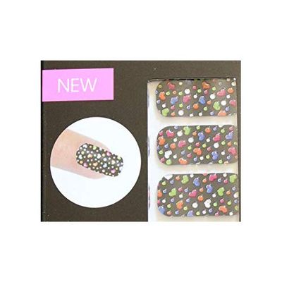 Cala Pattern white & black nail strips