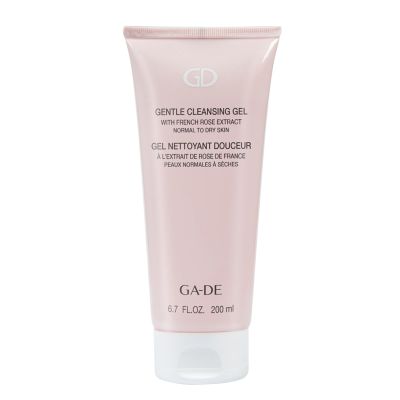 GA-DE Gentle Cleansing Gel - Normal to Dry Skin - Nourishing Fresh Cleansing Gel with French Rose, Purple Orchid, and Vitamin E - 6.7 oz
