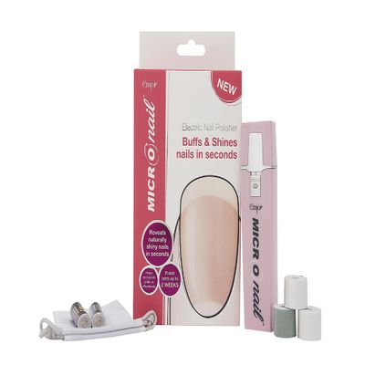 Emjoi Micro Electric Portable Nail Polisher Manicure Luxury Buff Smooth Shine