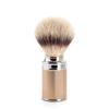 MHLE Rosegold Silvertip Fibre Safety Razor (Open Comb) Shaving Set view 3