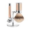 MHLE Silvertip Badger Safety Razor (Open Comb) Shaving Set - Perfect for Every Day Use, Barbershop Quality Close Smooth Shave view 1