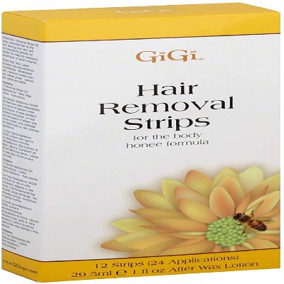 GiGi Hair Removal Strips for the Body 12 ea (Pack of 12)